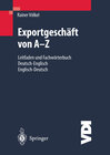 Buchcover Exportgeschäft von A–Z