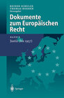 Buchcover Dokumente zum Europäischen Recht