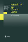 Buchcover Festschrift für Werner Merle