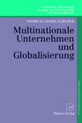 Buchcover Multinationale Unternehmen und Globalisierung