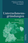 Buchcover Unternehmensgründungen