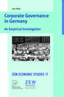 Buchcover Corporate Governance in Germany