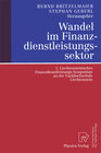 Buchcover Wandel im Finanzdienstleistungssektor