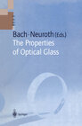 Buchcover The Properties of Optical Glass