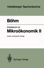 Buchcover Arbeitsbuch zur Mikroökonomik II