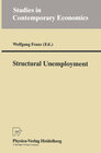 Buchcover Structural Unemployment