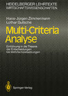 Buchcover Multi-Criteria Analyse