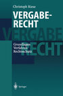 Buchcover Vergaberecht