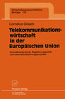 Buchcover Telekommunikationswirtschaft in der Europäischen Union