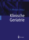 Buchcover Klinische Geriatrie