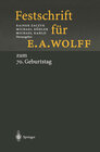 Buchcover Festschrift für E.A. Wolff