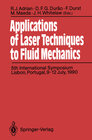 Buchcover Applications of Laser Techniques to Fluid Mechanics