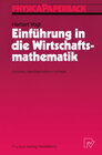 Buchcover Einführung in die Wirtschaftsmathematik