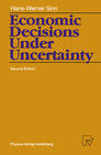 Buchcover Economic Decisions Under Uncertainty