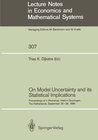 Buchcover On Model Uncertainty and its Statistical Implications