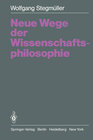 Buchcover Neue Wege der Wissenschaftsphilosophie