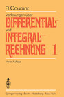 Buchcover Vorlesungen über Differential- und Integralrechnung