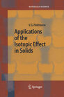 Buchcover Applications of the Isotopic Effect in Solids