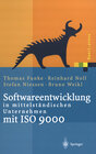 Buchcover Softwareentwicklung in mittelständischen Unternehmen mit ISO 9000