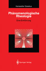 Buchcover Phänomenologische Rheologie
