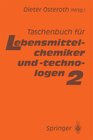 Buchcover Taschenbuch für Lebensmittelchemiker und -technologen
