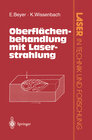 Buchcover Oberflächenbehandlung mit Laserstrahlung