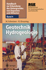 Buchcover Geotechnik Hydrogeologie