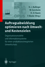 Buchcover Auftragsabwicklung optimieren nach Umwelt- und Kostenzielen