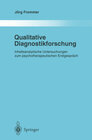 Buchcover Qualitative Diagnostikforschung