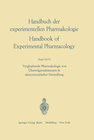Buchcover Vergleichende Pharmakologie von Überträgersubstanzen in tiersystematischer Darstellung