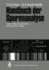 Buchcover Handbuch der Spurenanalyse