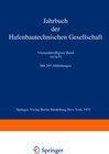 Buchcover Jahrbuch der Hafenbautechnischen Gesellschaft
