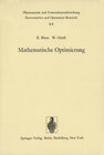 Buchcover Mathematische Optimierung