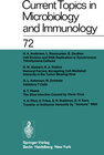 Buchcover Current Topics in Microbiology and Immunology / Ergebnisse der Mikrobiologie und Immunitätsforschung