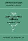 Buchcover Inhalationsanaesthesie mit Ēthrane