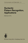 Buchcover Syntactic Pattern Recognition, Applications