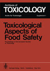 Buchcover Toxicological Aspects of Food Safety
