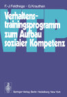 Buchcover Verhaltenstrainingsprogramm zum Aufbau sozialer Kompetenz (VTP)