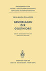 Buchcover Grundlagen der Geldtheorie