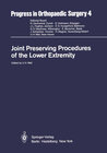 Buchcover Joint Preserving Procedures of the Lower Extremity