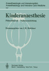 Buchcover Kinderanaesthesie