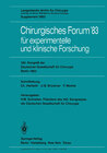 Buchcover Chirurgisches Forum ’83 für experimentelle und klinische Forschung
