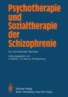 Buchcover Psychotherapie und Sozialtherapie der Schizophrenie