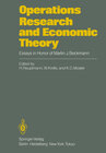 Buchcover Operations Research and Economic Theory