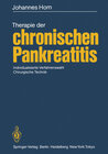 Buchcover Therapie der chronischen Pankreatitis