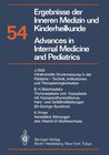 Buchcover Ergebnisse der Inneren Medizin und Kinderheilkunde / Advances in Internal Medicine and Pediatrics