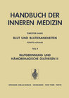 Buchcover Blut und Blutkrankheiten