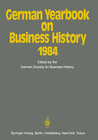 Buchcover German Yearbook on Business History 1984