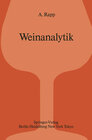 Buchcover Weinanalytik