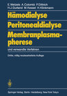 Buchcover Hämodialyse, Peritonealdialyse, Membranplasmapherese